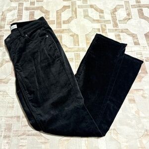 LOFT Petite Black Velvet Modern Skinny Pants, Size 00 P